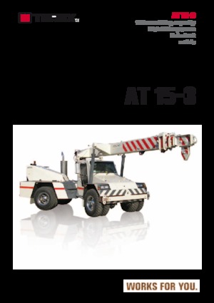 Industrial mobile cranes Franna AT 15-3