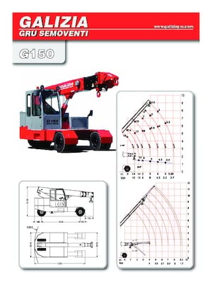 Industrial mobile cranes Galizia G 150