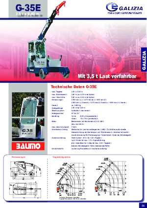 Industrial mobile cranes Galizia G 35 E