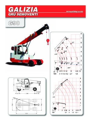 Industrial mobile cranes Galizia G 90