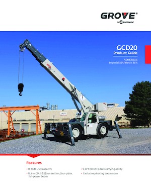 Industrial mobile cranes Grove GCD20