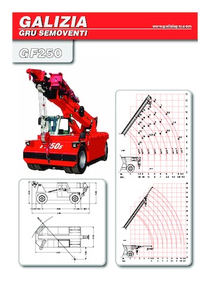 Industrial mobile cranes Galizia GF 250