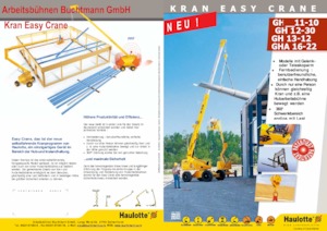 Endüstriyel mobil vinçler Haulotte GHA 16-22