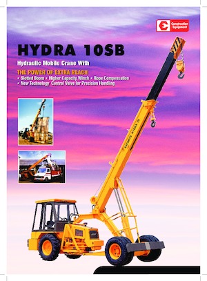 Industrial mobile cranes Escorts Hydra 10 SB