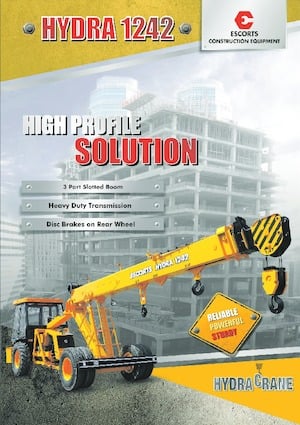 Industrial mobile cranes Escorts Hydra 1242