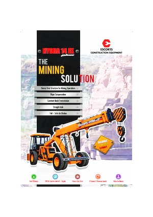 Endüstriyel mobil vinçler Escorts Hydra 14 EX Plus