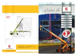 Industrial mobile cranes Escorts Hydra 15