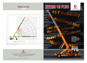 Industrial mobile cranes Escorts Hydra 15 Plus