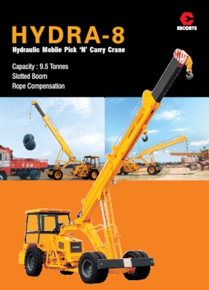 Industrial mobile cranes Escorts Hydra 8