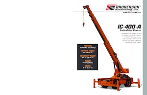 Industrial mobile cranes Broderson IC-400