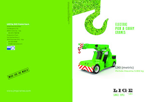 Endüstriyel mobil vinçler JMG L 90 