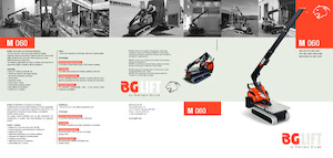 Crawler cranes - Telescopic boom BG Lift M 060