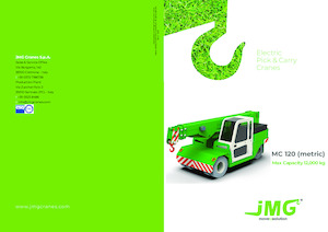 Endüstriyel mobil vinçler JMG MC 120