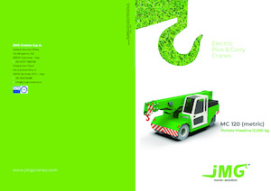 Endüstriyel mobil vinçler JMG MC 120