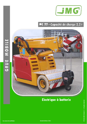 Industrial mobile cranes JMG MC 22