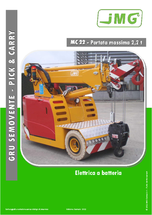 Industrial mobile cranes JMG MC 22