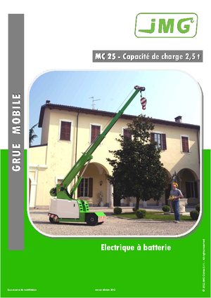 Industrial mobile cranes JMG MC 25