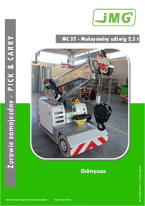 Industrial mobile cranes JMG MC 32