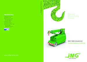 Industrial mobile cranes JMG MC 32S