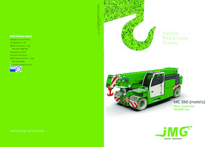Endüstriyel mobil vinçler JMG MC 350  