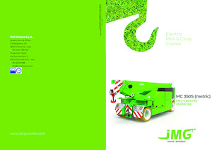 Industrial mobile cranes JMG MC 350S
