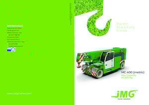 Industrial mobile cranes JMG MC 400S