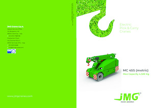 Industrial mobile cranes JMG MC 45S