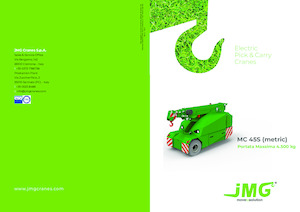 Endüstriyel mobil vinçler JMG MC 45S