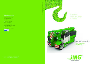 Endüstriyel mobil vinçler JMG MC 580 