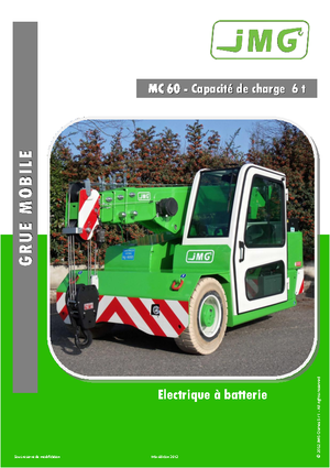 Industrial mobile cranes JMG MC 60