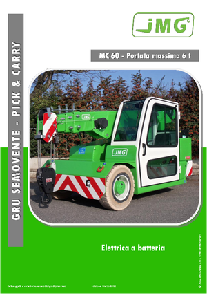 Industrial mobile cranes JMG MC 60
