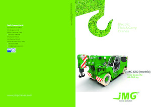 Industrial mobile cranes JMG MC 650