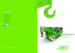 Industrial mobile cranes JMG MC 650