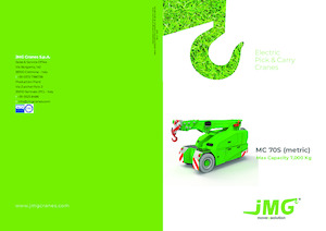 Industrial mobile cranes JMG MC 70S