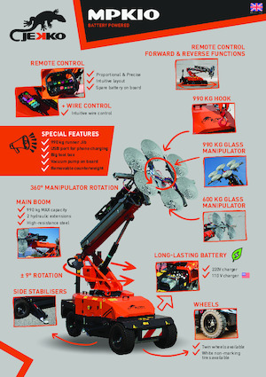 Industrial mobile cranes Jekko MPK10