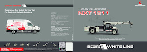 Endüstriyel mobil vinçler Escorts NXT 1311