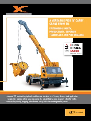 Industrial mobile cranes Til PIXEF 215