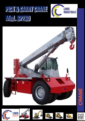 Endüstriyel mobil vinçler Cams SP260