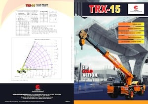 Industrial mobile cranes Escorts TRX 15