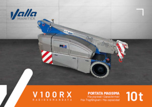 Endüstriyel mobil vinçler Valla V100RX