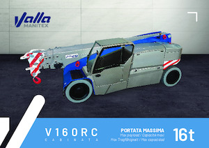 Industrial mobile cranes Valla V160RC