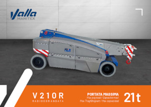 Endüstriyel mobil vinçler Valla V210R