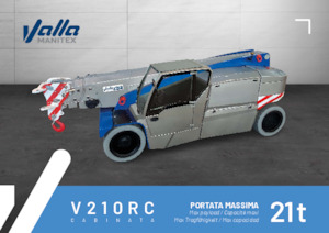 Industrial mobile cranes Valla V210RC