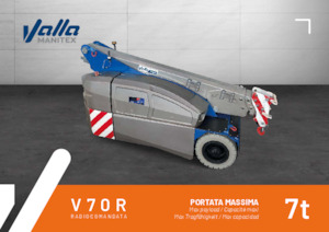 Industrial mobile cranes Valla V70R