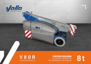 Industrial mobile cranes Valla V80R