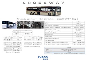 Intercity buses Iveco Crossway LE Line 14,5m 