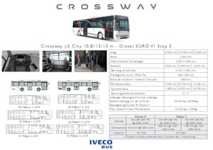 Intercity buses Iveco Crossway LE City 12m 