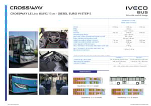 Şehiriçi otobüsler Iveco Crossway LE Line 10,8m
