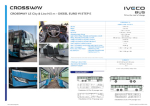 Şehiriçi otobüsler Iveco Crossway LE Line 14,5m
