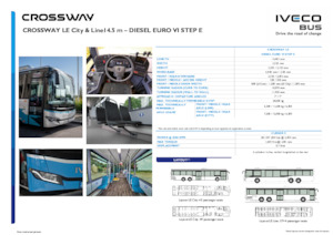 Intercity buses Iveco Crossway LE Line 14,5m